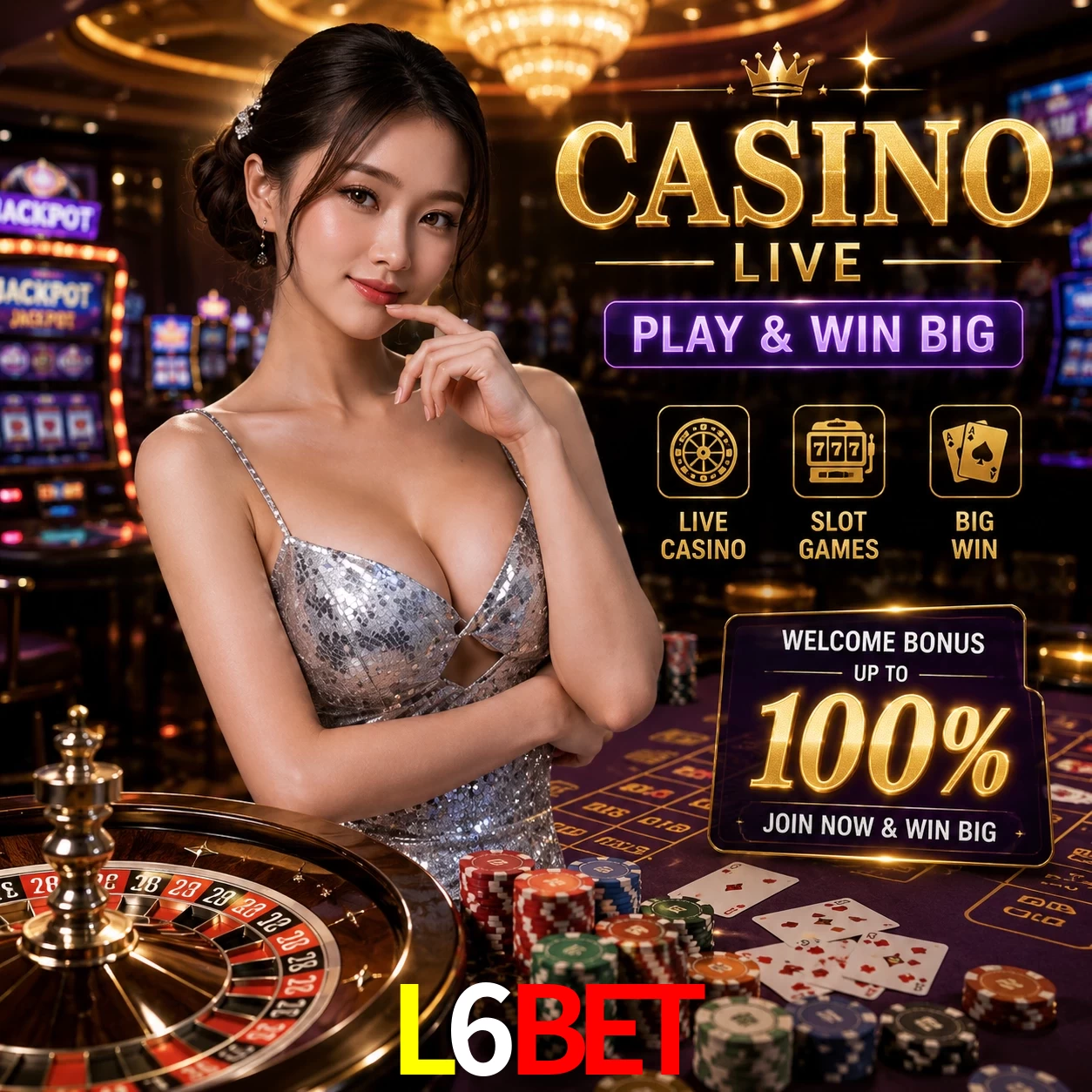 Aplicativo móvel L6Bet para iOS e Android